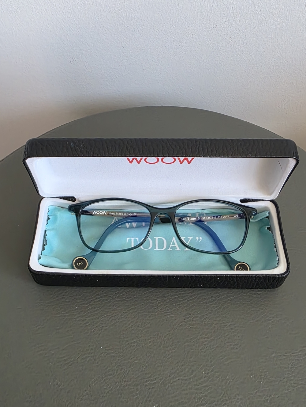 WOOW Eyeglasses On Time 3 51-15-143 Blue Tortoise Frame Italy Designer Optical